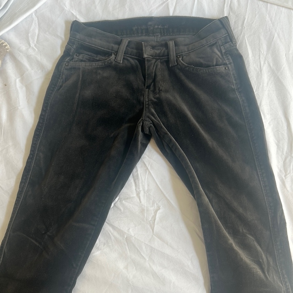 7 For All Mankind velvet pants
